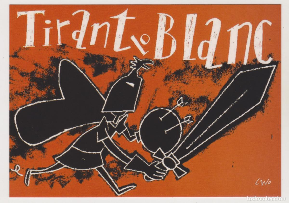 Sammelleidenschaft Andere Papierartikel: TIRANT LO BLANC - GERARD MIQUEL I COCA VILAR - TARJETA EXPOSICI&Oacute;N - A&Ntilde;O 2002 - PERFECTO ESTADO