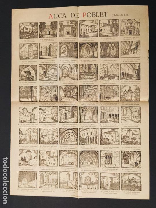 Paper Collecting Others: AUCA DE POBLET (LETRA DE J.B.)-VEURE FOTOS-(K-11.314)