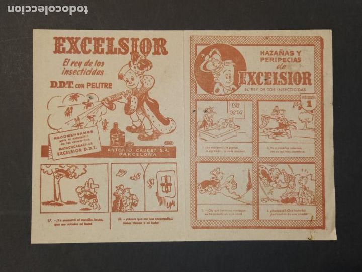 Paper Collecting Others: HAZA&Ntilde;AS Y PERIPECIAS DE EXCELSIOR REY LOS INSECITICIDAS-AUCA PUBLICIDAD ANTIGUA-VER FOTOS-(K-11.317)
