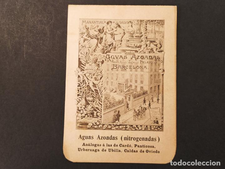 Otros Art&iacute;culos de Coleccionismo en Papel: AGUAS AZOADAS DE BARCELONA-PUBLICIDAD ANTIGUA-VER FOTOS-(K-11.341)