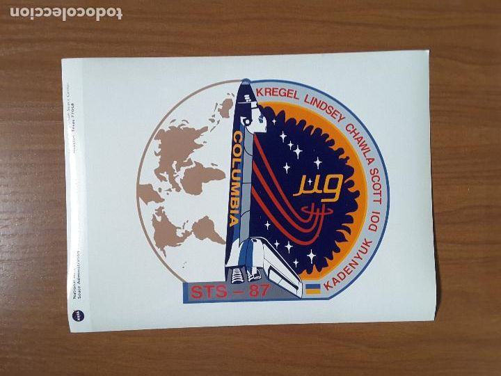 Paper Collecting Others: Foto original NASA tama&ntilde;o DIN A4, Misi&oacute;n STS-87 (STS087-S-001) - Space Shuttle