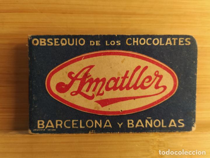 Otros Art&iacute;culos de Coleccionismo en Papel: CHOCOLATE AMATLLER-BARCELONA Y BA&Ntilde;OLAS-LIBRETITA PUBLICIDAD ANTIGUA-VER FOTOS-(K-11.387-4)
