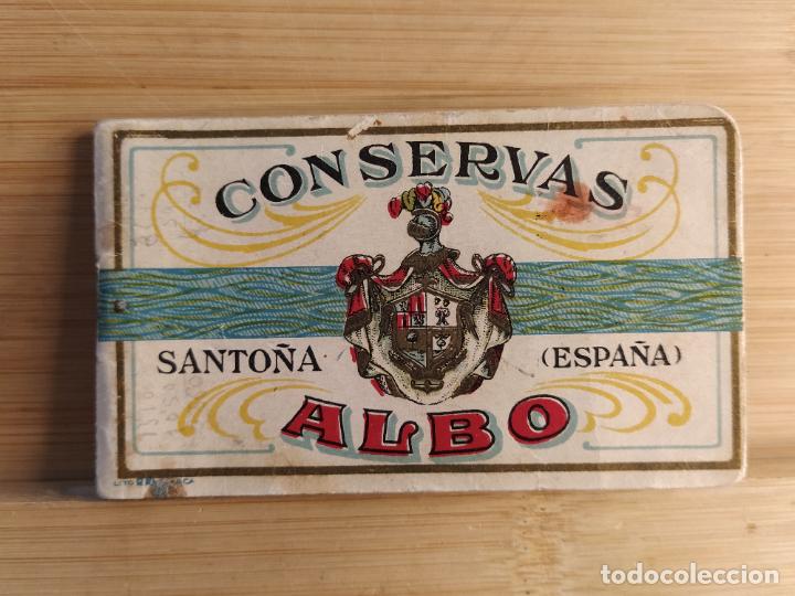 Otros Art&iacute;culos de Coleccionismo en Papel: CONSERVAS ALBO-SANTO&Ntilde;A-LIBRETITA PUBLICIDAD ANTIGUA-VER FOTOS-(K-11.387-5)