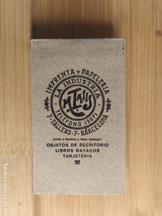 Otros Art&iacute;culos de Coleccionismo en Papel: LA INDUSTRIA M.TASIS-BARCELONA-LIBRETITA PUBLICIDAD ANTIGUA-VER FOTOS-(K-11.387-7)
