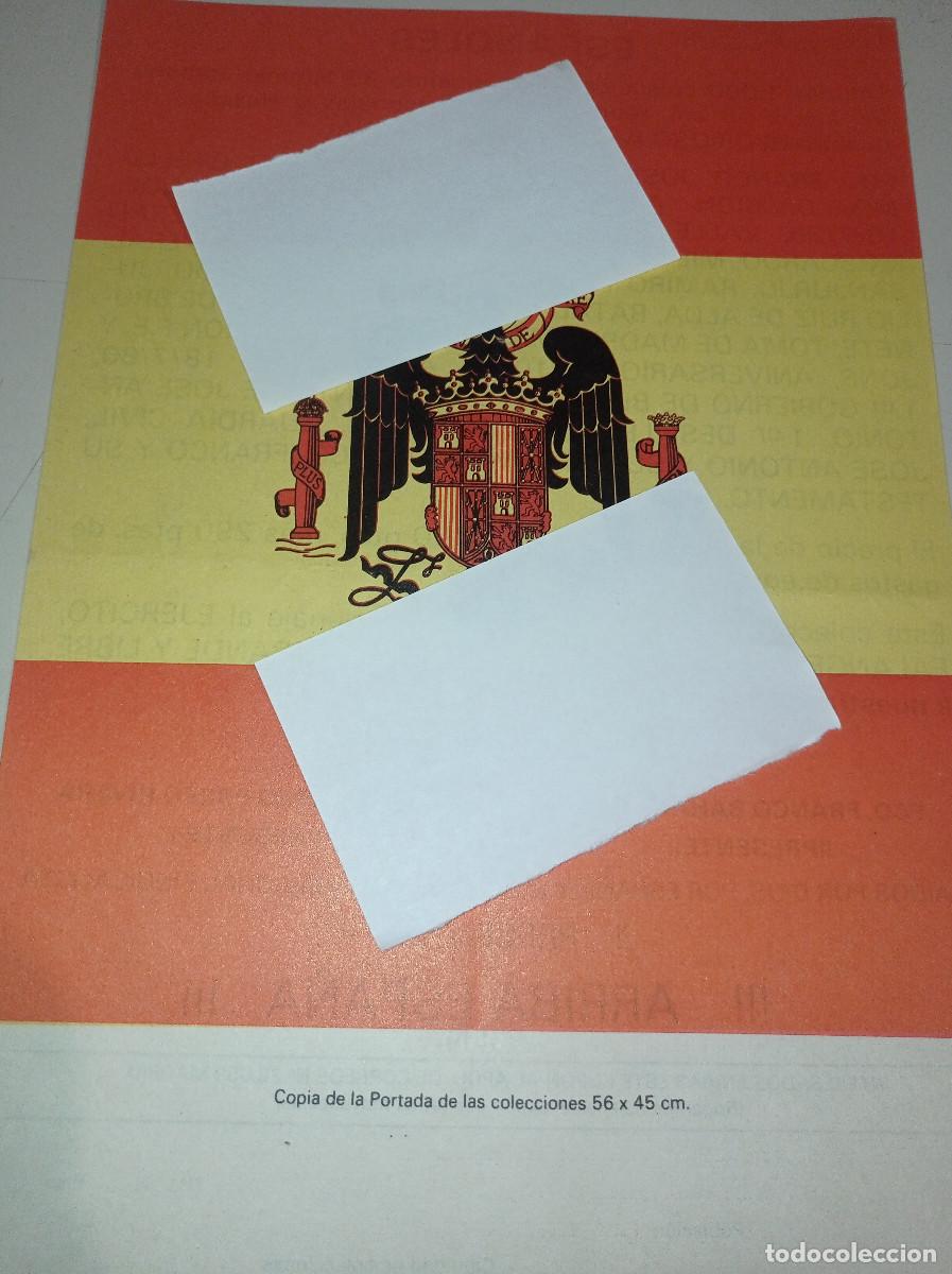 Altri oggetti di carta: HOJA PUBLICIDAD COLECCIONES L&Aacute;MINAS ALZAMIENTO NACIONAL REF. UR MES
