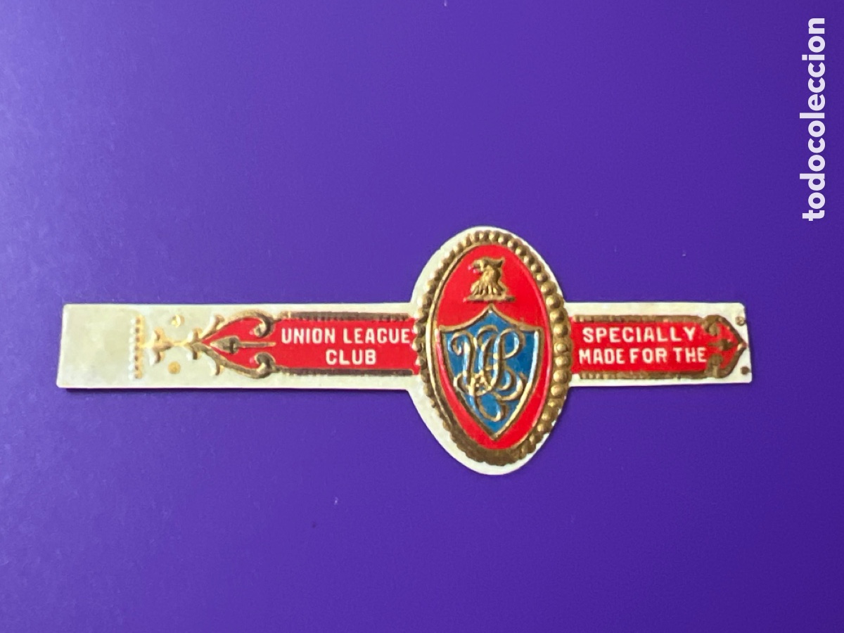 Sammelleidenschaft Andere Papierartikel: V2923. VITOLA - UNION LEAGUE CLUB - SPECIALLY MADE FOR THE