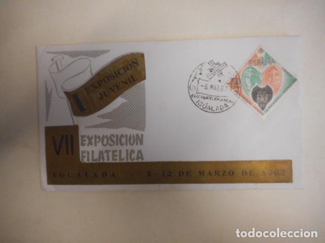 Paper Collecting Others: SOBRE. I EXPOSICION JUVENIL EXPOSICION FILATELICA. IGUALADA 1967