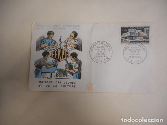 Otros Art&iacute;culos de Coleccionismo en Papel: SOBRE. PREMIES JOUR PARIS. MAISON DES JEUNES ET DE LA CULTURE 10 AVRIL 65