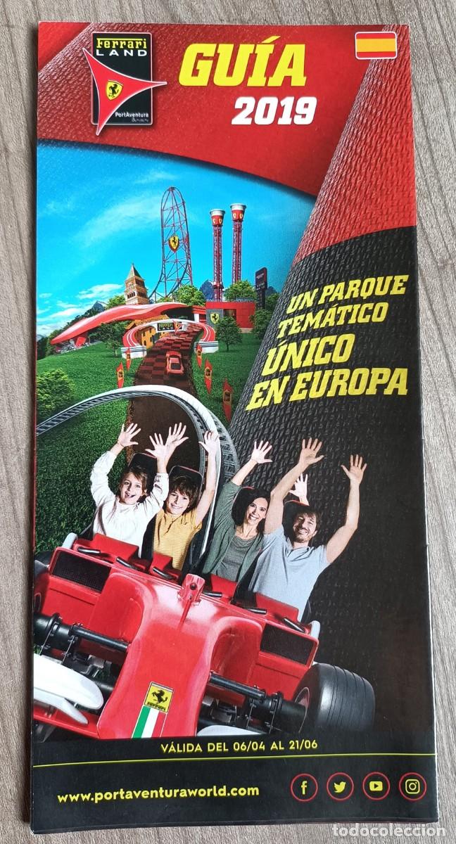 Otros Art&iacute;culos de Coleccionismo en Papel: Guia parque tematico Ferrari Land 2019 (Port Aventura)