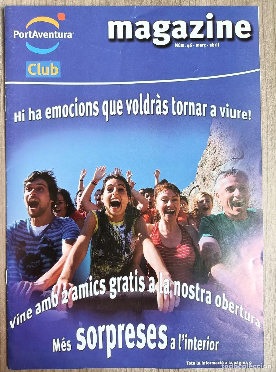 Otros Art&iacute;culos de Coleccionismo en Papel: Revista magazine club Port Aventura - Marzo Abril 2008 ( catalan )