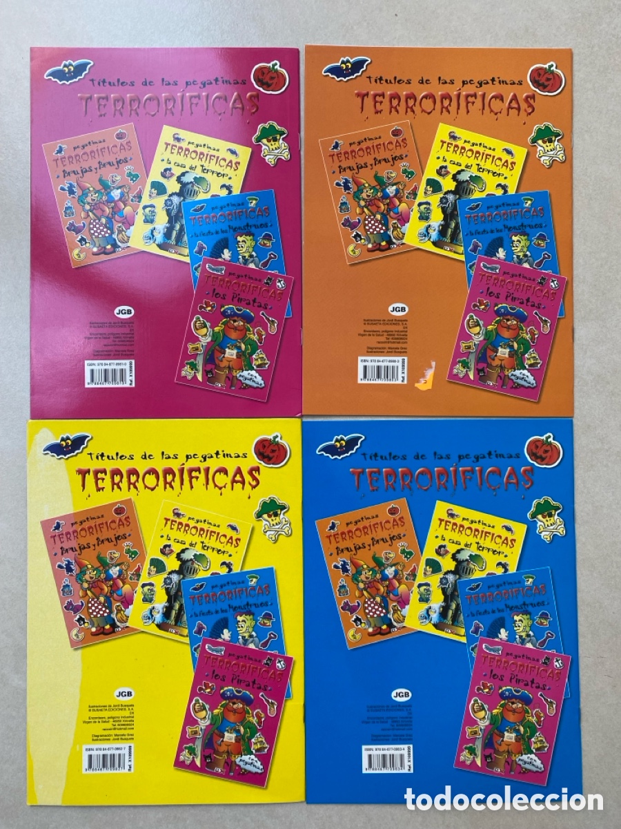 Otros art&iacute;culos de coleccionismo en papel: Pegatinas terror&iacute;ficas - Foto 2