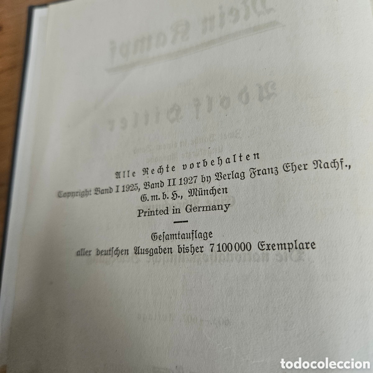 Otros art&iacute;culos de coleccionismo en papel: MEIN KAMPFT EDICI&Oacute;N 1941 - Foto 5