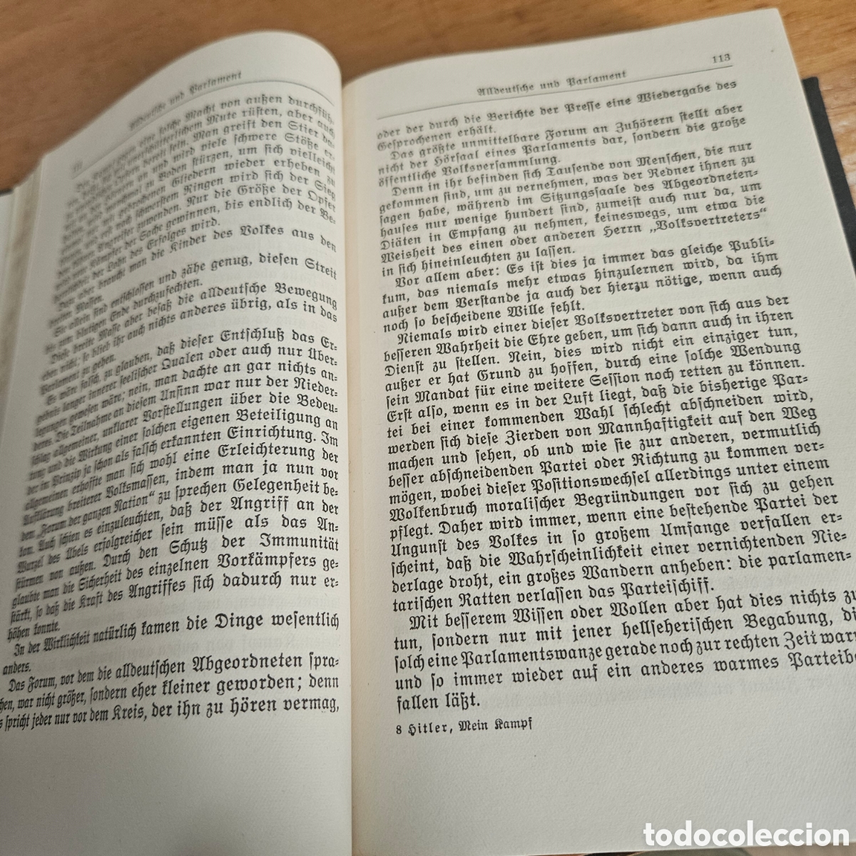 Otros art&iacute;culos de coleccionismo en papel: MEIN KAMPFT EDICI&Oacute;N 1941 - Foto 7