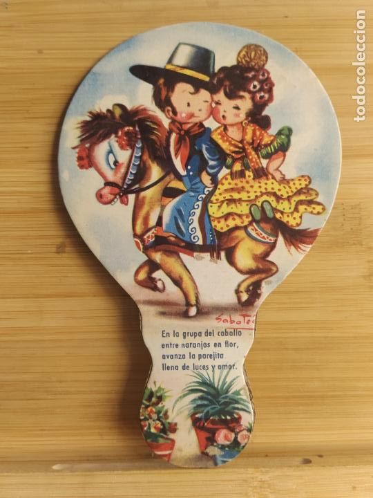 Otros Art&iacute;culos de Coleccionismo en Papel: DIBUJO DE SABATES-HUEVERIA LLUCH-BARCELONA-PAY PAY PUBLICIDAD ANTIGUA-VER FOTOS-(K-11.537)