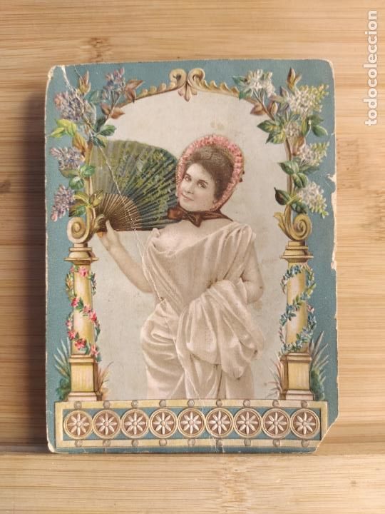 Sammelleidenschaft Andere Papierartikel: LOS DEPENDIENTES DE LA PELUQUERIA LA JUVENTUD-FELICITACION ANTIGUA-VER FOTOS-(106.354)
