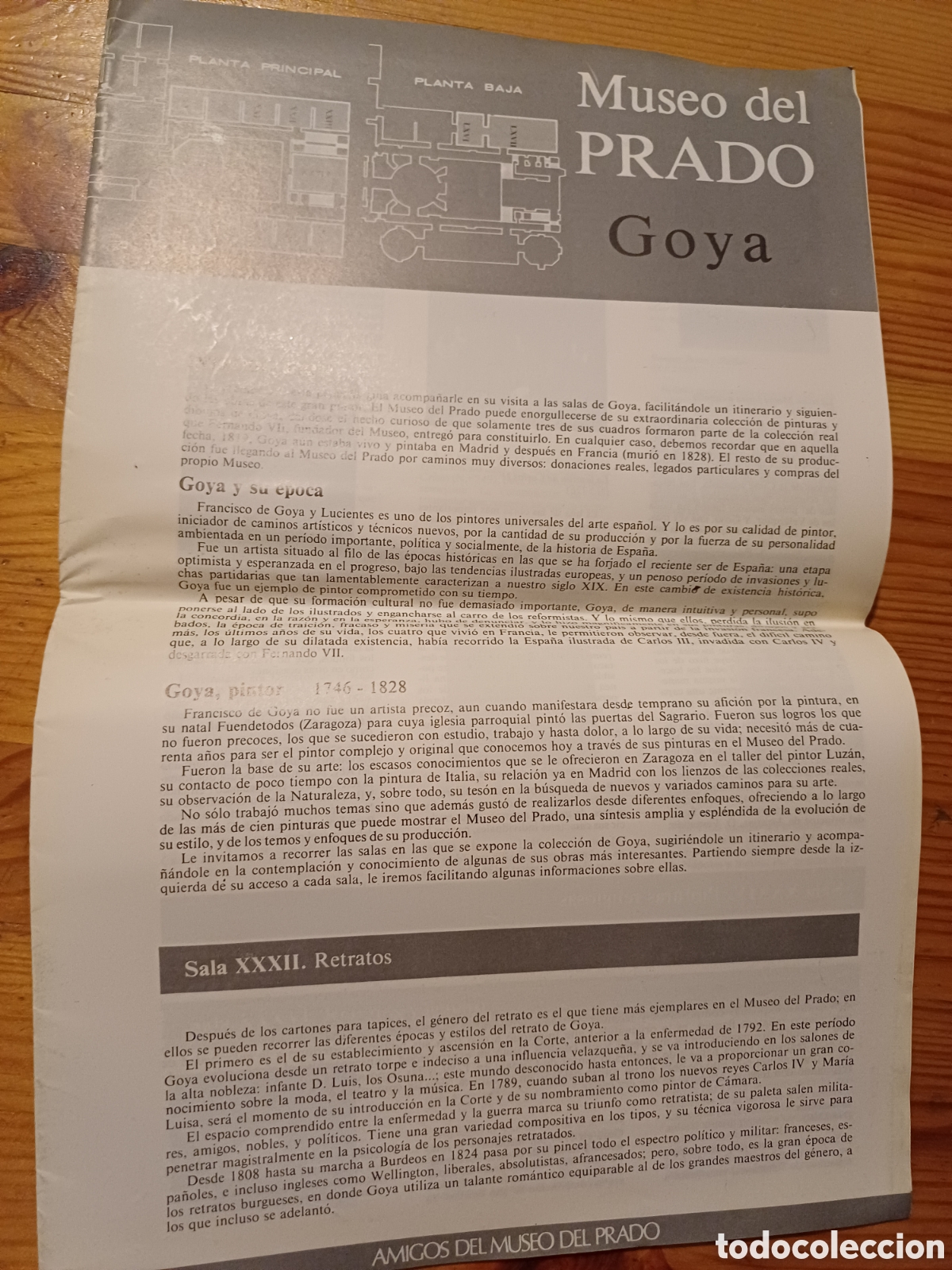 Otros Art&iacute;culos de Coleccionismo en Papel: Museo del Prado Goya 12 paginas estilo guia arte pintura