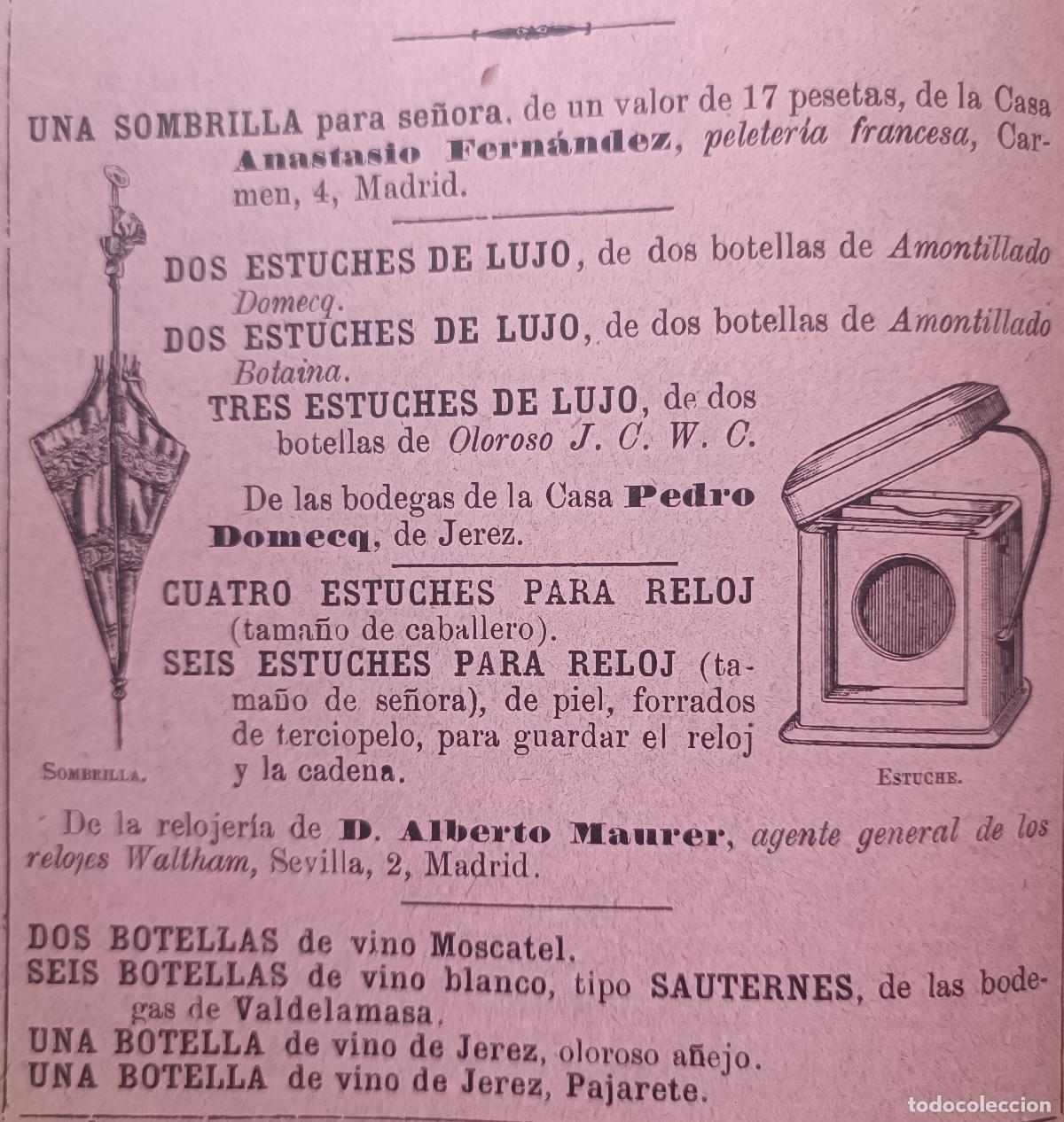 Otros Art&iacute;culos de Coleccionismo en Papel: PUBLICIDAD ORIGINAL A&Ntilde;OS 1902 1903