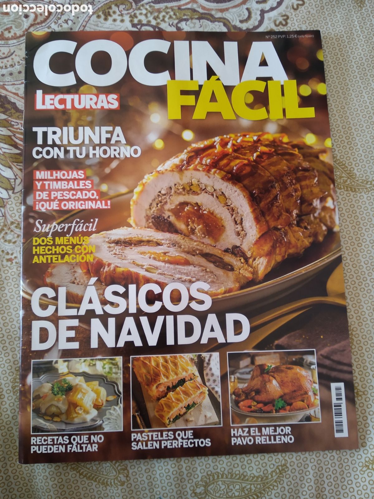 Otros Art&iacute;culos de Coleccionismo en Papel: REVISTA COCINA F&Aacute;CIL LECTURAS CLASICOS DE NAVIDAD COMIDA