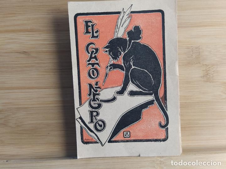 Otros Art&iacute;culos de Coleccionismo en Papel: EL GATO NEGRO - PUBLICIDAD ANTIGUA -VER FOTOS-(K-11.565)