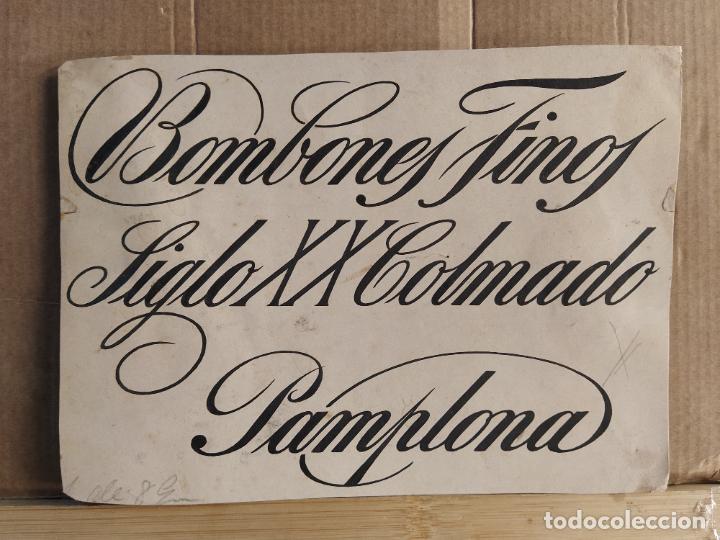 Otros Art&iacute;culos de Coleccionismo en Papel: PAMPLONA-BOMBONES FINOS SIGLO XX COLMADO-ORIGINAL PUBLICIDAD-VER FOTOS-(K-11.590)