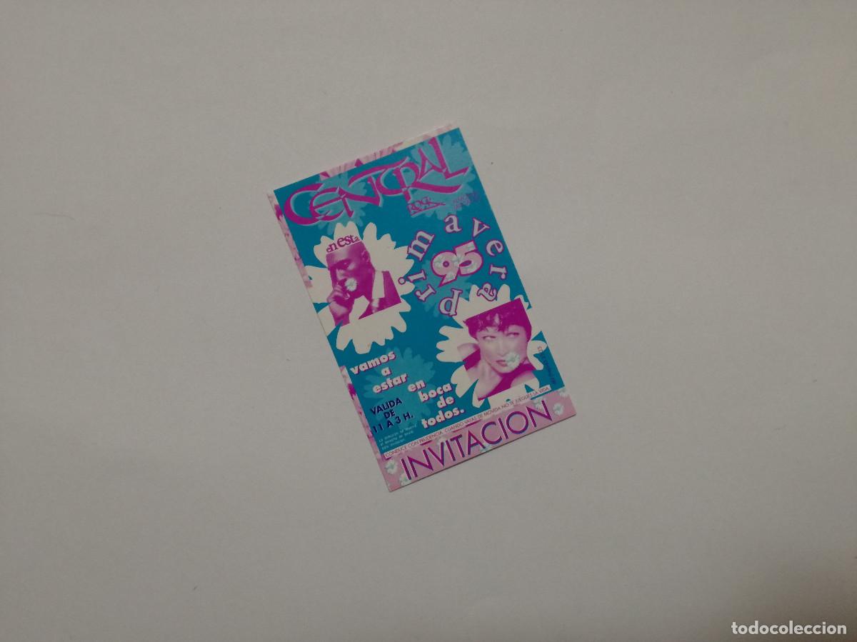 Otros Art&iacute;culos de Coleccionismo en Papel: FLYER ENTRADA INVITACION - DISCOTECA CENTRAL ROCK