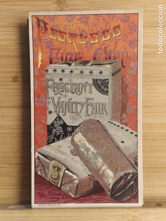 Sammelleidenschaft Andere Papierartikel: PEERLEES FINE CUT-FRAGANT VANITY FAIR-TABACO-PUBLICIDAD ANTIGUA-VER FOTOS-(106.555)