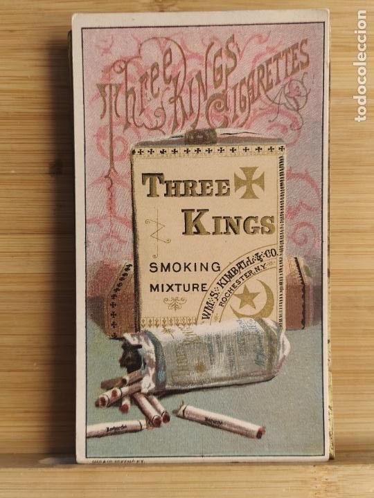Otros Art&iacute;culos de Coleccionismo en Papel: THREE KINGS CIGARETTES-TABACO-PUBLICIDAD ANTIGUA-VER FOTOS-(106.556)