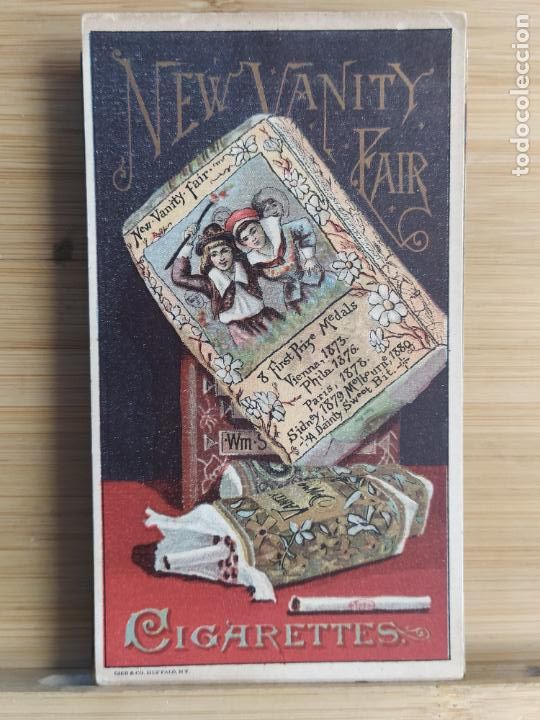 Otros Art&iacute;culos de Coleccionismo en Papel: NEW VANITY FAIR CIGARETTES-TABACO-PUBLICIDAD ANTIGUA-VER FOTOS-(106.557)