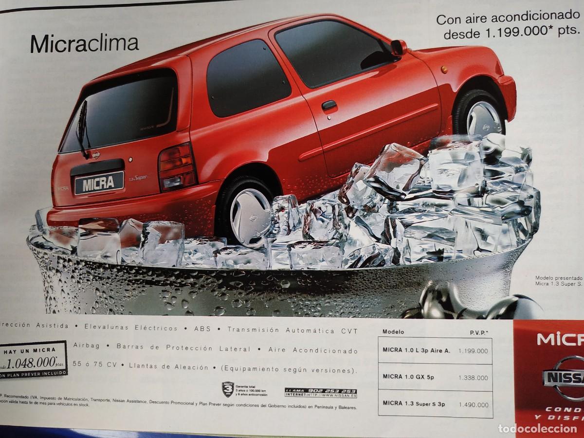 Otros Art&iacute;culos de Coleccionismo en Papel: ANTIGUO ANUNCIO COCHE NISSAN MICRA