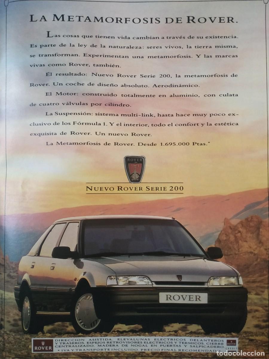 Otros art&iacute;culos de coleccionismo en papel: ANTIGUO ANUNCIO COCHE ROVER SERIE 200