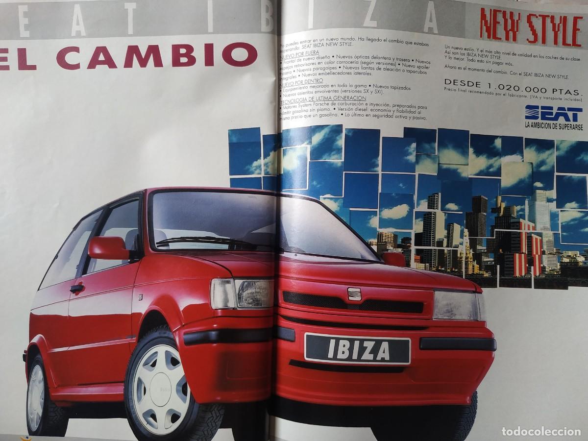 Otros art&iacute;culos de coleccionismo en papel: ANTIGUO ANUNCIO DOBLE COCHE SEAT IBIZA NEW STYLE