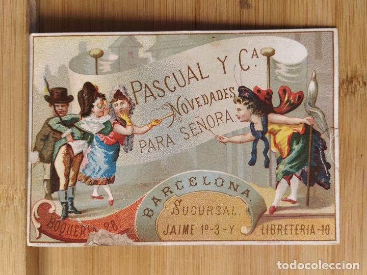 Sammelleidenschaft Andere Papierartikel: BARCELONA-PASCUAL Y CIA-NOVEDADES PARA SE&Ntilde;ORA-TARJETA PUBLICIDAD ANTIGUA-VER FOTOS-(106.598)