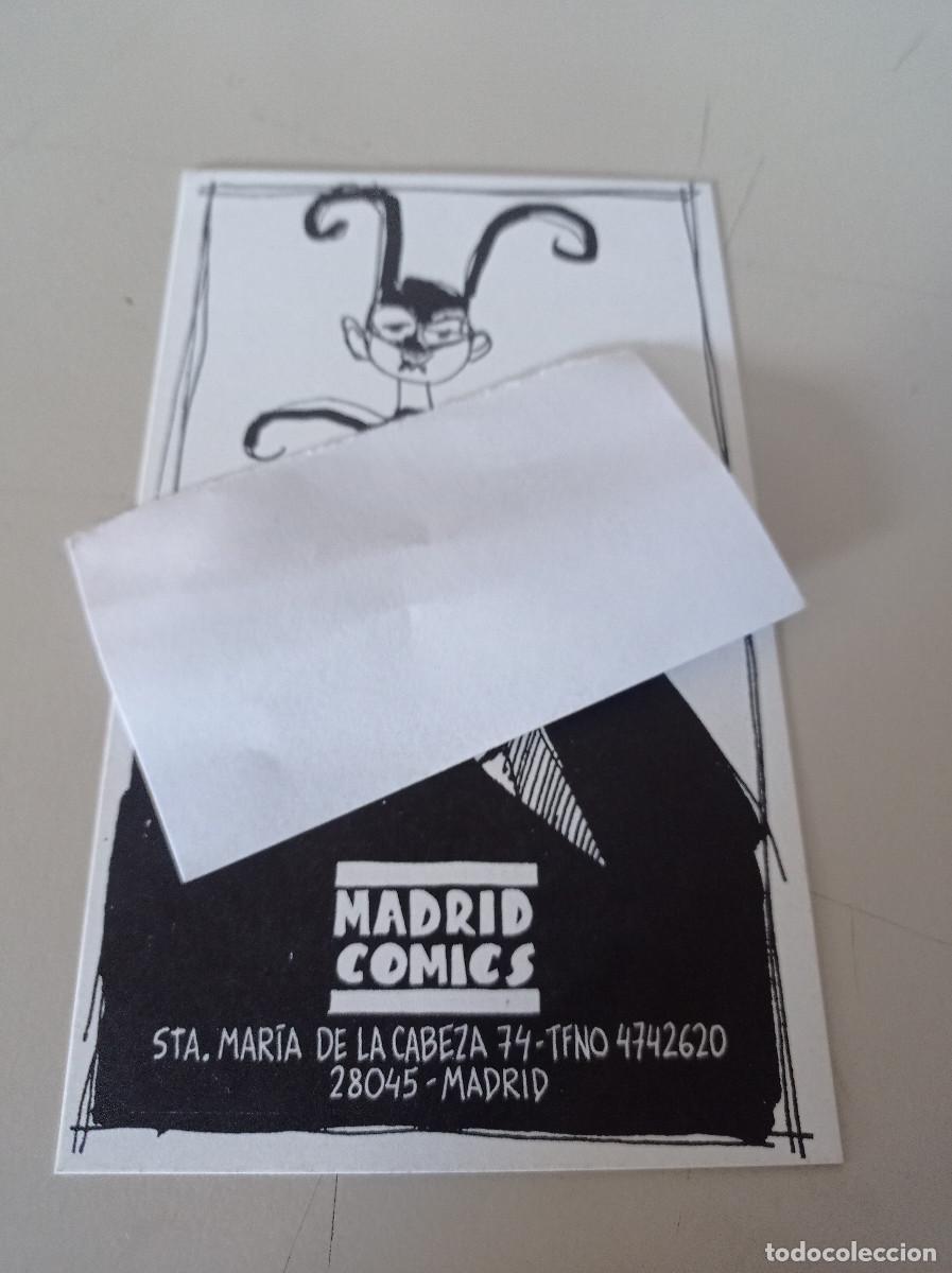 Otros art&iacute;culos de coleccionismo en papel: TARJET&Oacute;N MADRID COMICS . REF. UR MES 3 H