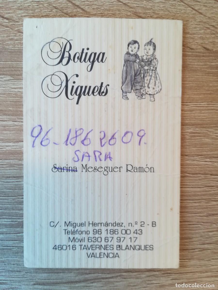 Sammelleidenschaft Andere Papierartikel: BOTIGA XIQUETS - TAVERNES BLANQUES (VALENCIA) - A&Ntilde;O 2004.