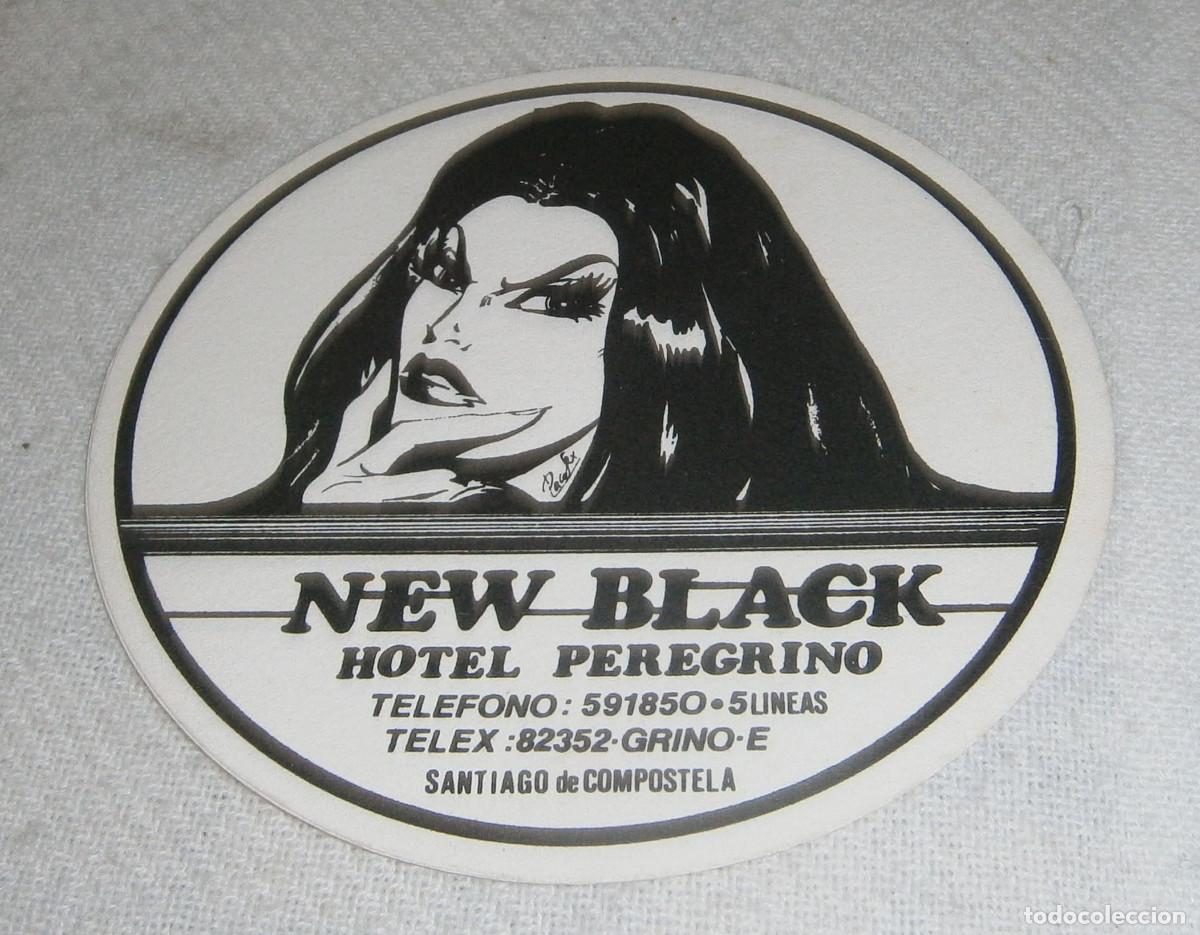 Outros artigos de papel: posa vasos de carton New black hotel peregrino Santiago de Compostela