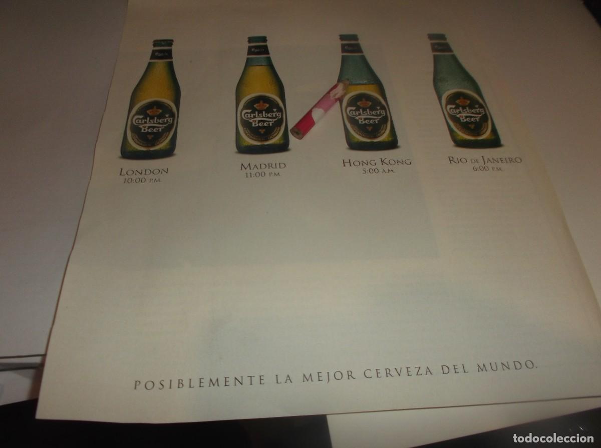 Paper Collecting Others: RECORTE PPUBLICIDAD A&Ntilde;O 1993.- CERVEZA CARLSBERG BEER - POSIBLEMENTE LA MEJOR CERVEZA DEL MUNDO