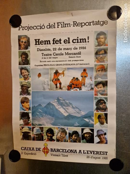 Paper Collecting Others: POSTER PROJECCI&Oacute; DEL FILM-REPORTATGE 1985