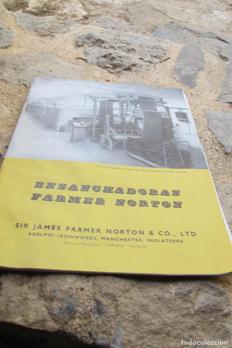 Altri oggetti di carta: ENSANCHADORAS FARMER NORTON . CATALOGO INDUSTRIA TEXTIL, LIBRITO TAMA&Ntilde;O FOLIO