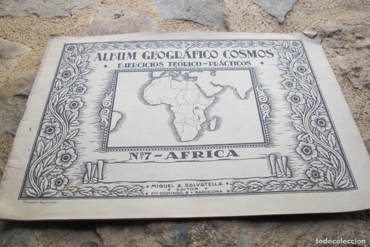 Otros art&iacute;culos de coleccionismo en papel: ALBUM GEOGRAFICO COSMOS. EJERCICIOS TEORICO PRACTICOS. N&ordm; 7 AFRICA