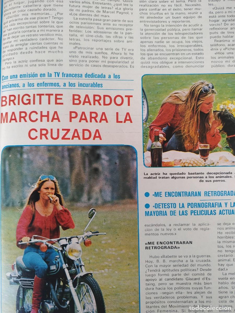 Otros Art&iacute;culos de Coleccionismo en Papel: ANTIGUO REPORTAJE SOBRE BRIGITTE BARDOT