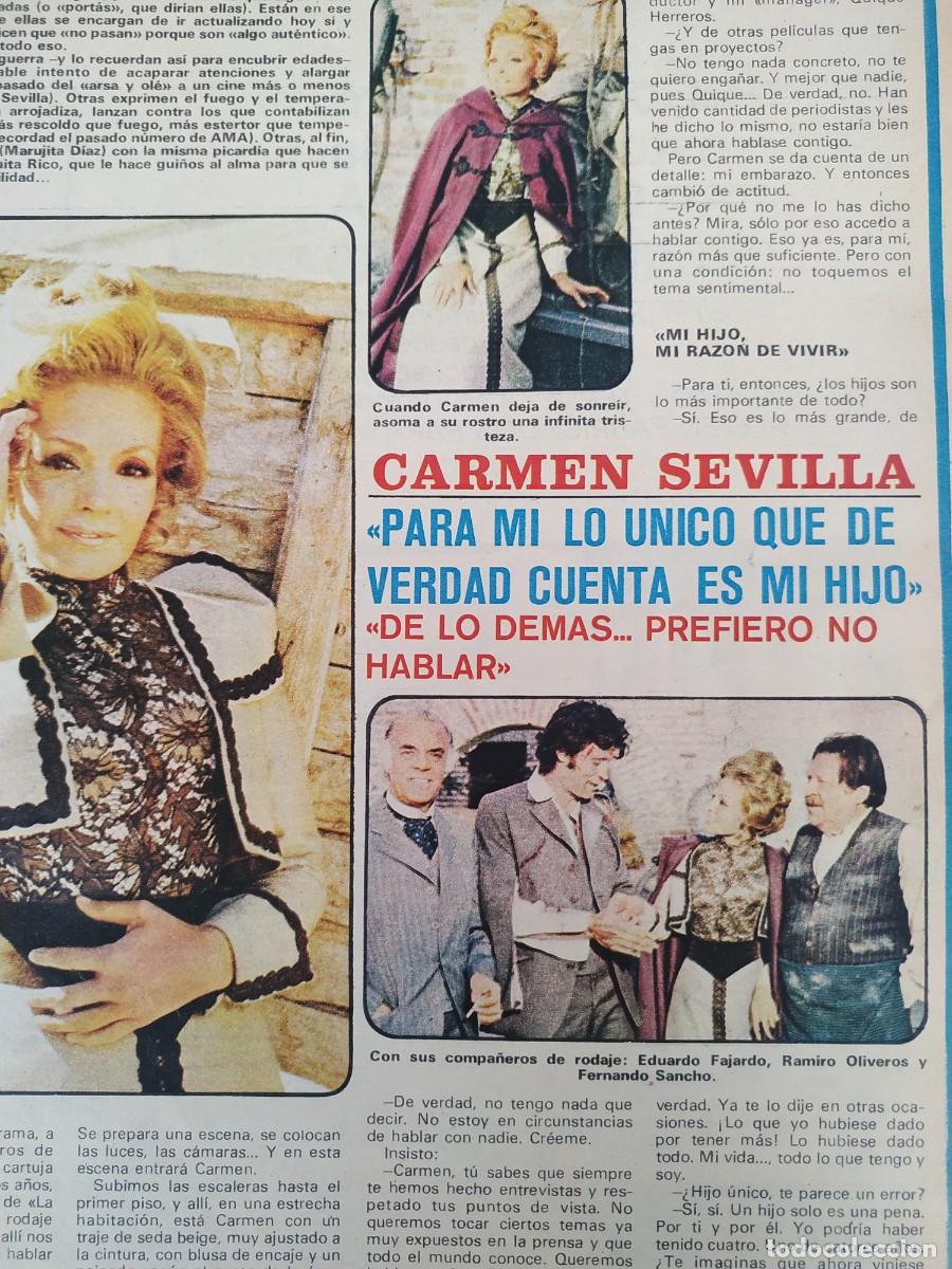 Otros Art&iacute;culos de Coleccionismo en Papel: ANTIGUO REPORTAJE SOBRE CARMEN SEVILLA