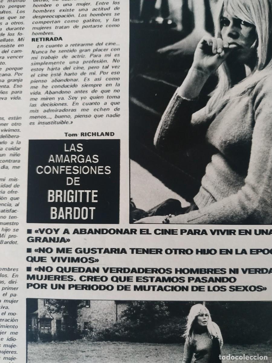 Otros Art&iacute;culos de Coleccionismo en Papel: ANTIGUO REPORTAJE SOBRE CONFESIONES DE BRIGITTE BARDOT