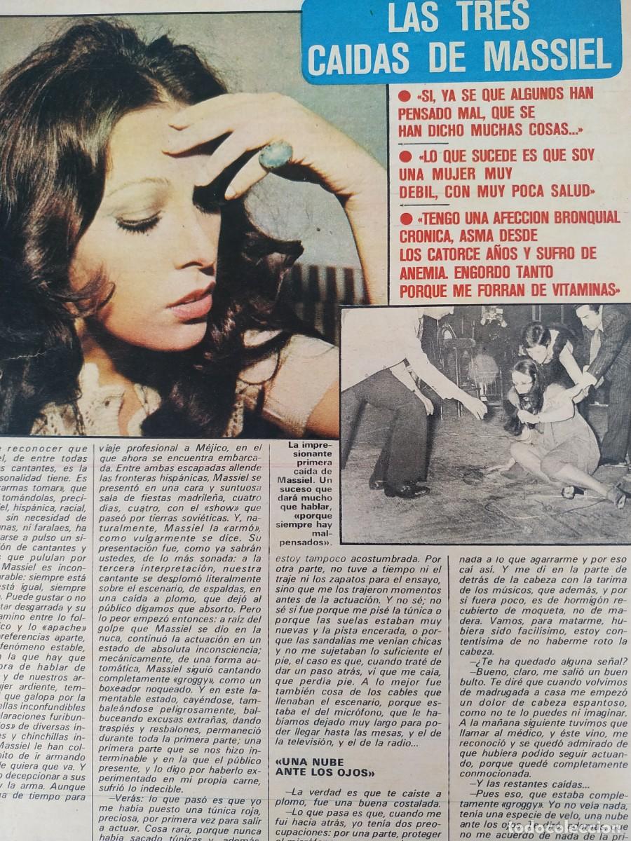 Otros Art&iacute;culos de Coleccionismo en Papel: ANTIGUO REPORTAJE SOBRE MASSIEL