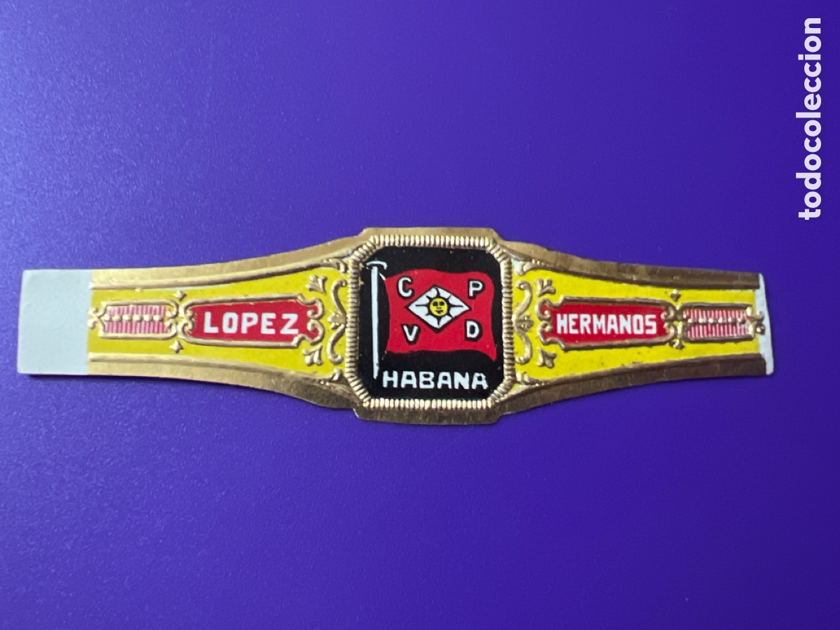 Paper Collecting Others: V3090. VITOLA L&Oacute;PEZ HERMANOS HABANA - CIGAR BAND