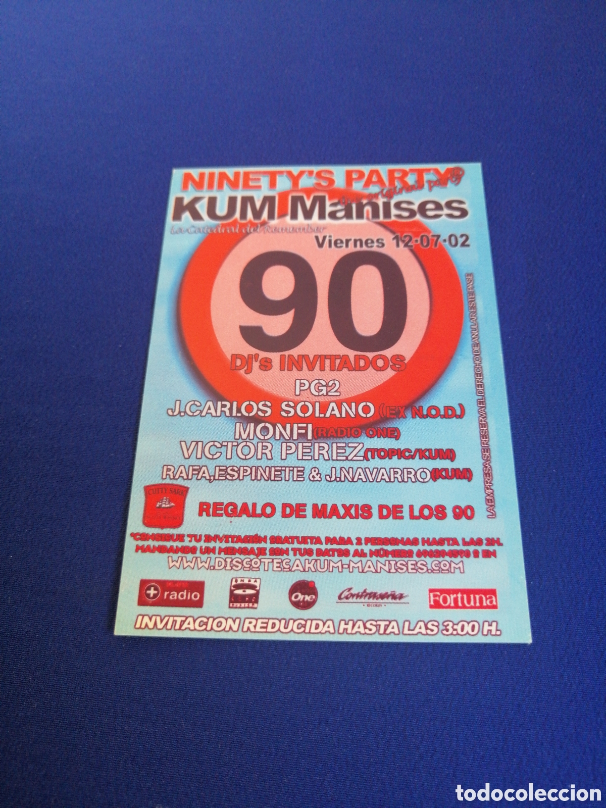 Sammelleidenschaft Andere Papierartikel: KUM MANISES FLYER RUTA DEL BACALAO MOVIDA VALENCIANA