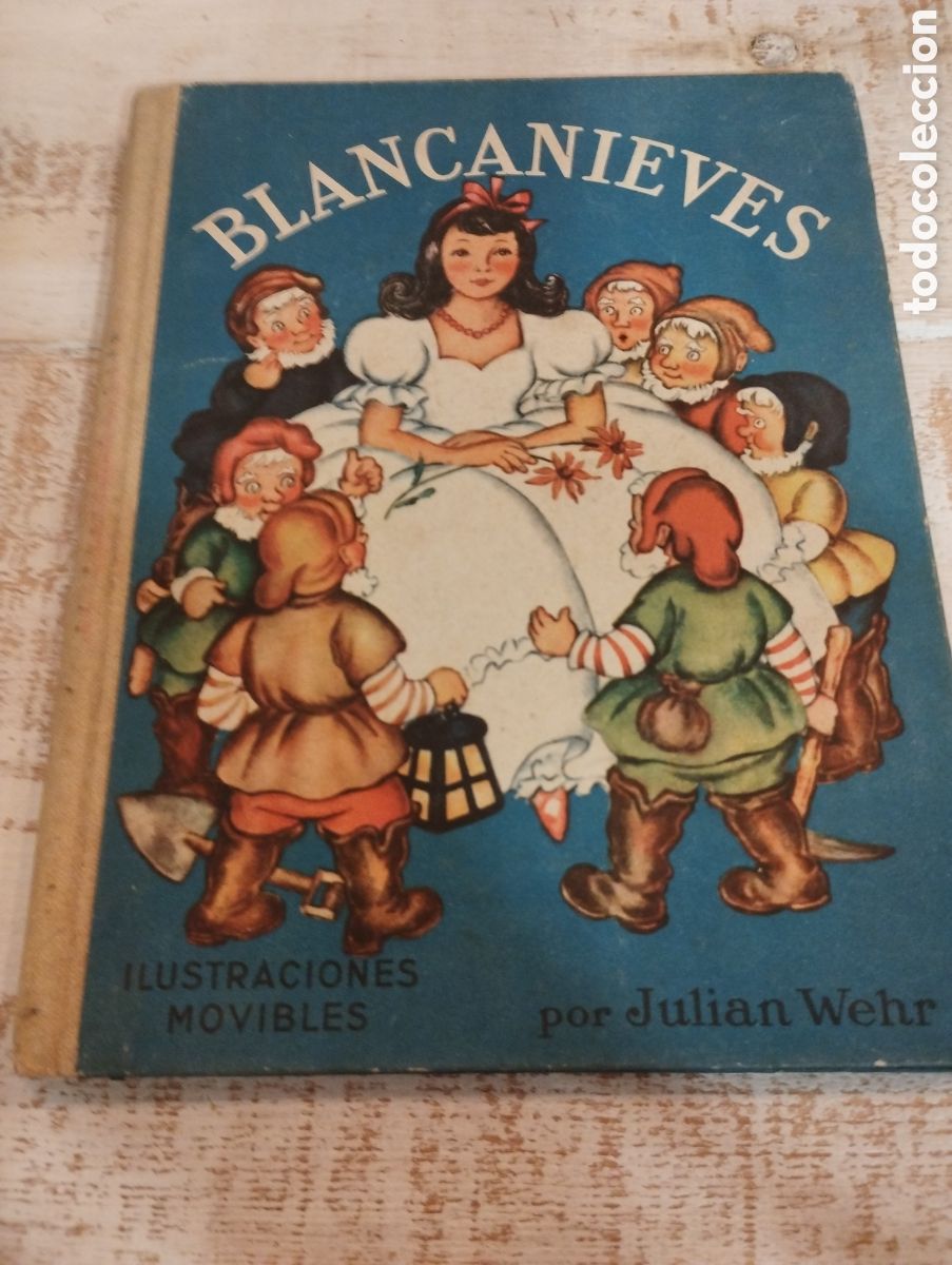 Otros Art&iacute;culos de Coleccionismo en Papel: Blancanieves ilustraciones movibles por Juli&aacute;n wehr perfecto estado A&ntilde;o 1947
