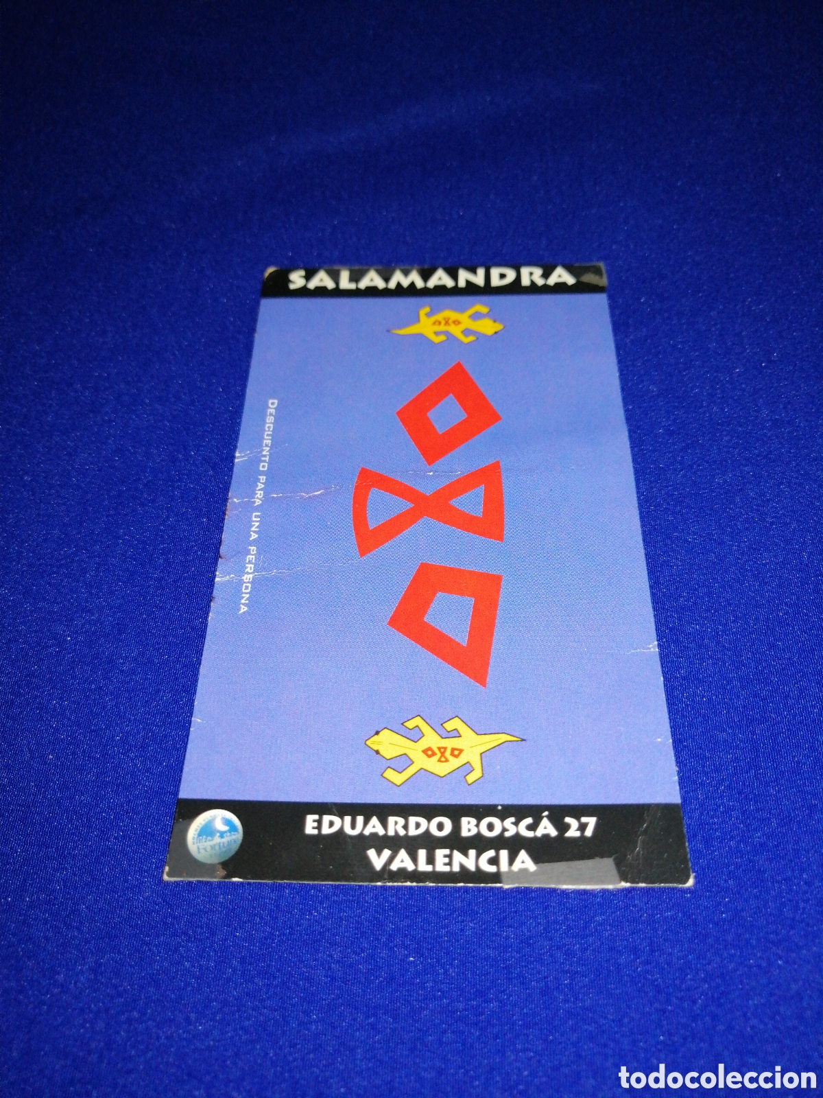 Sammelleidenschaft Andere Papierartikel: DISCOTECA SALAMANDRA VALENCIA FLYER