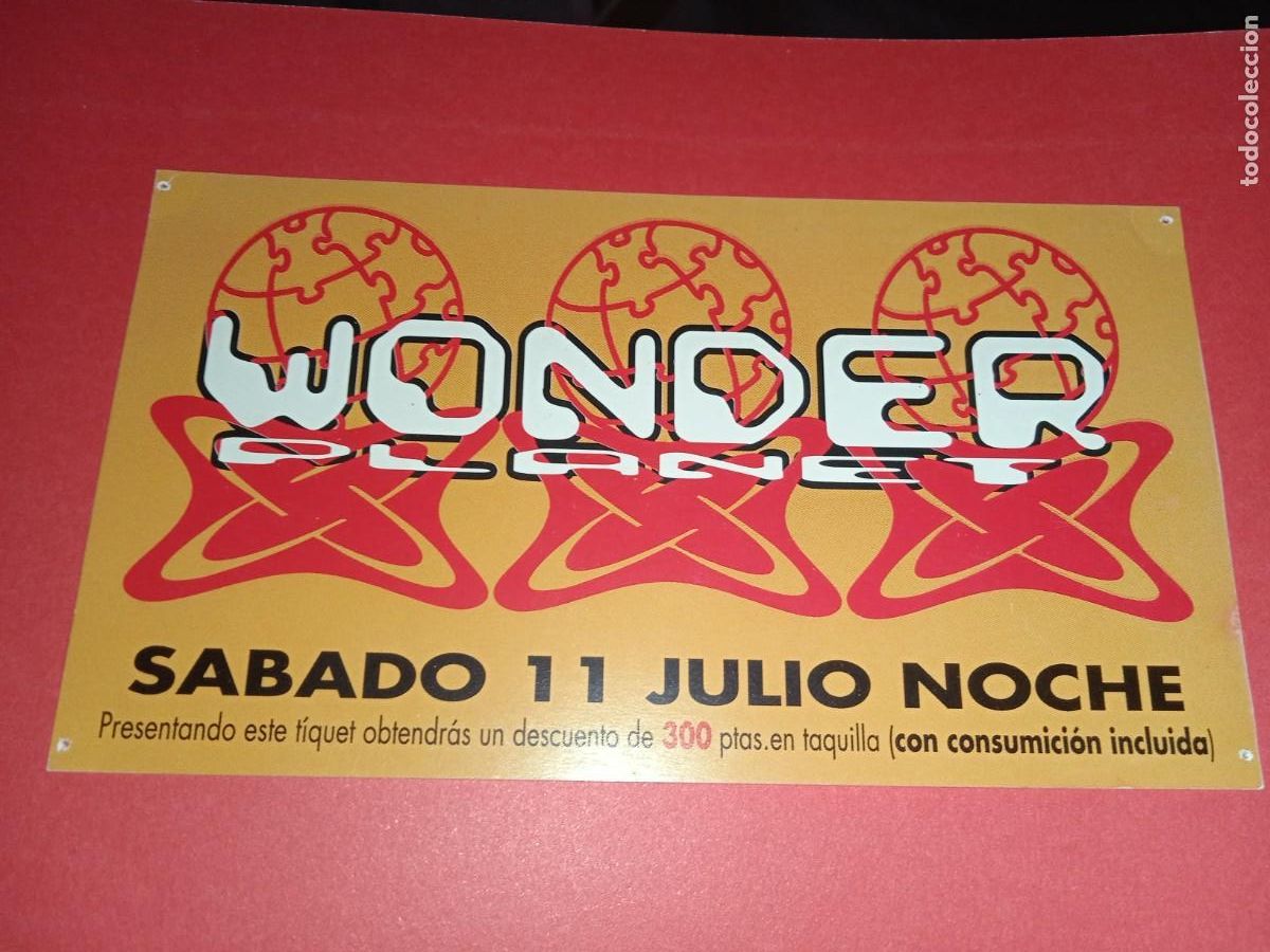 Otros Art&iacute;culos de Coleccionismo en Papel: DISCOTECA *WONDER LLEIDA* - FLYER DESCUENTO 300 PTS. A&Ntilde;OS 90