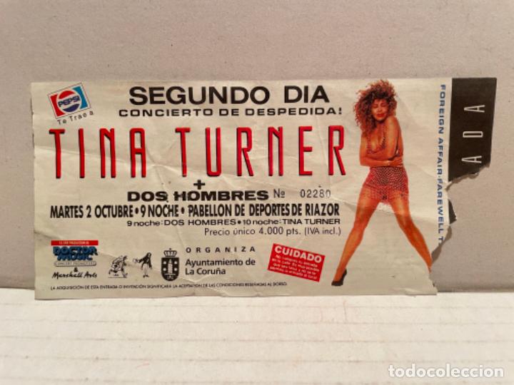 Otros art&iacute;culos de coleccionismo en papel: ENTRADA TINA TURNER 1990