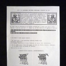 Otros Artículos de Coleccionismo en Papel: LIGA COMUNISTA REVOLUCIONARIA - JOVENTUD COMUNISTA REVOLUCIONARIA, REBUTGEM L'ESTATUT DE UCD. VALENC